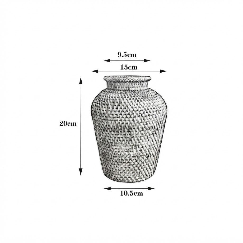 Vase en rotin | PLYCK